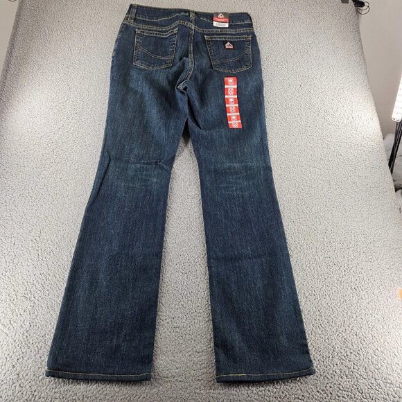 Bulwark FR Jeans Women 10 (33x33) Blue High Rise Straight Flame Resistant Curvy - Picture 13 of 16